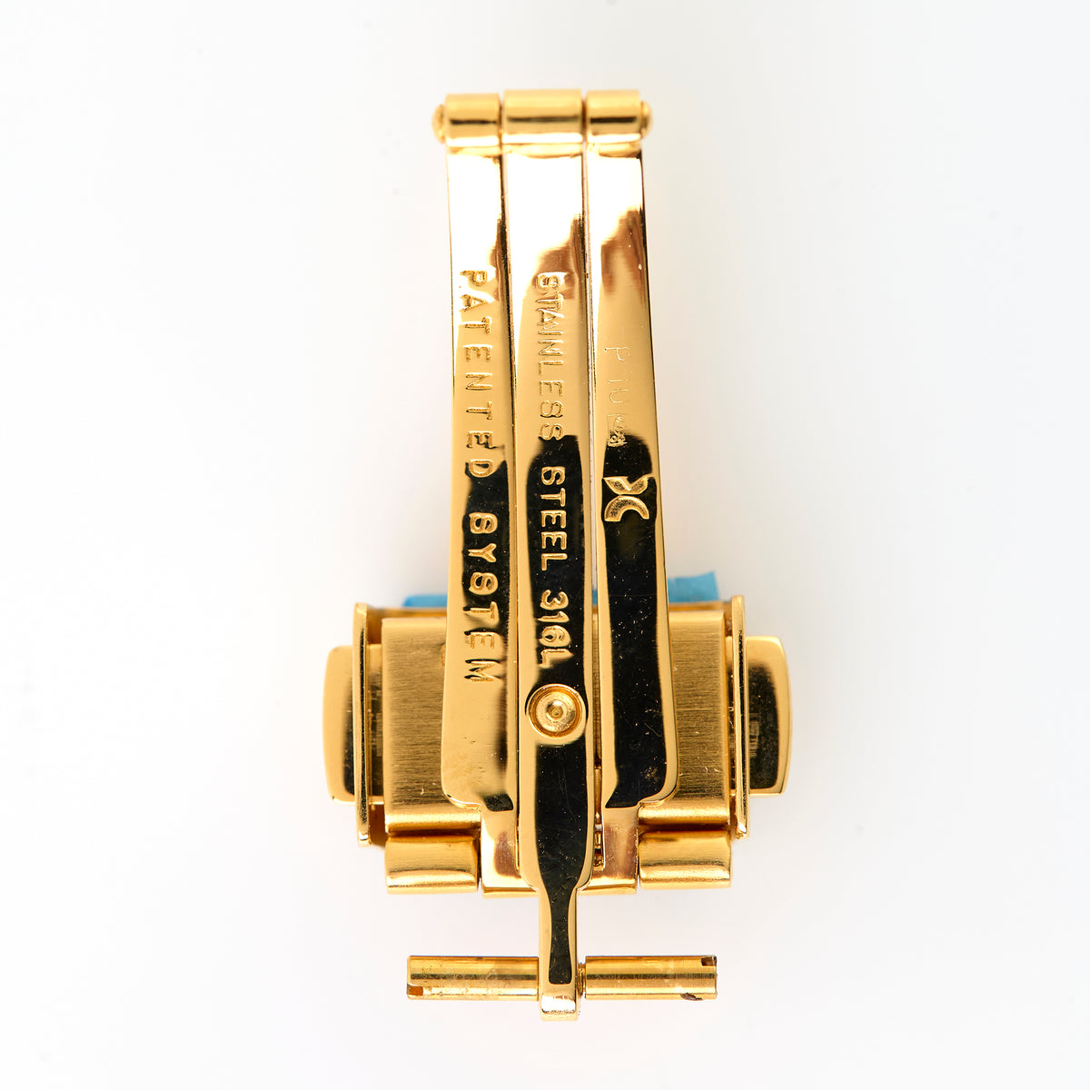 Versace Gold Tone Stainless Steel Watch Deployment Clasp Buckle Replacement