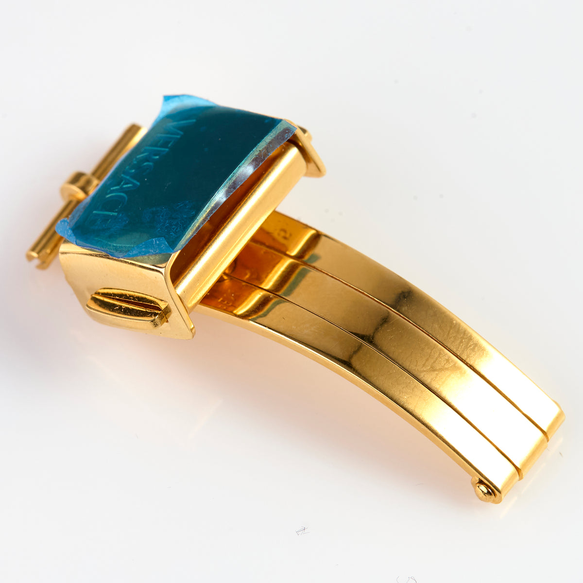 Versace Gold Tone Stainless Steel Watch Deployment Clasp Buckle Replacement