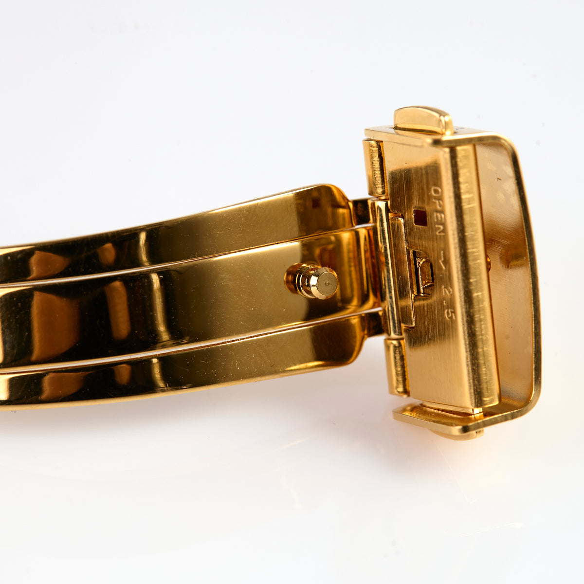 Versace gold-tone stainless steel deployment clasp buckle