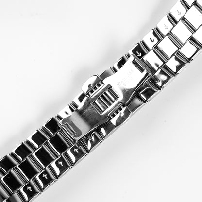 Versace Stainless Steel Watch Bracelet Pyramid Links Silver Medusa Logo