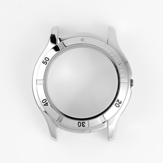 Versace Watch Case Silver Numbered Bezel Round Replacement Part