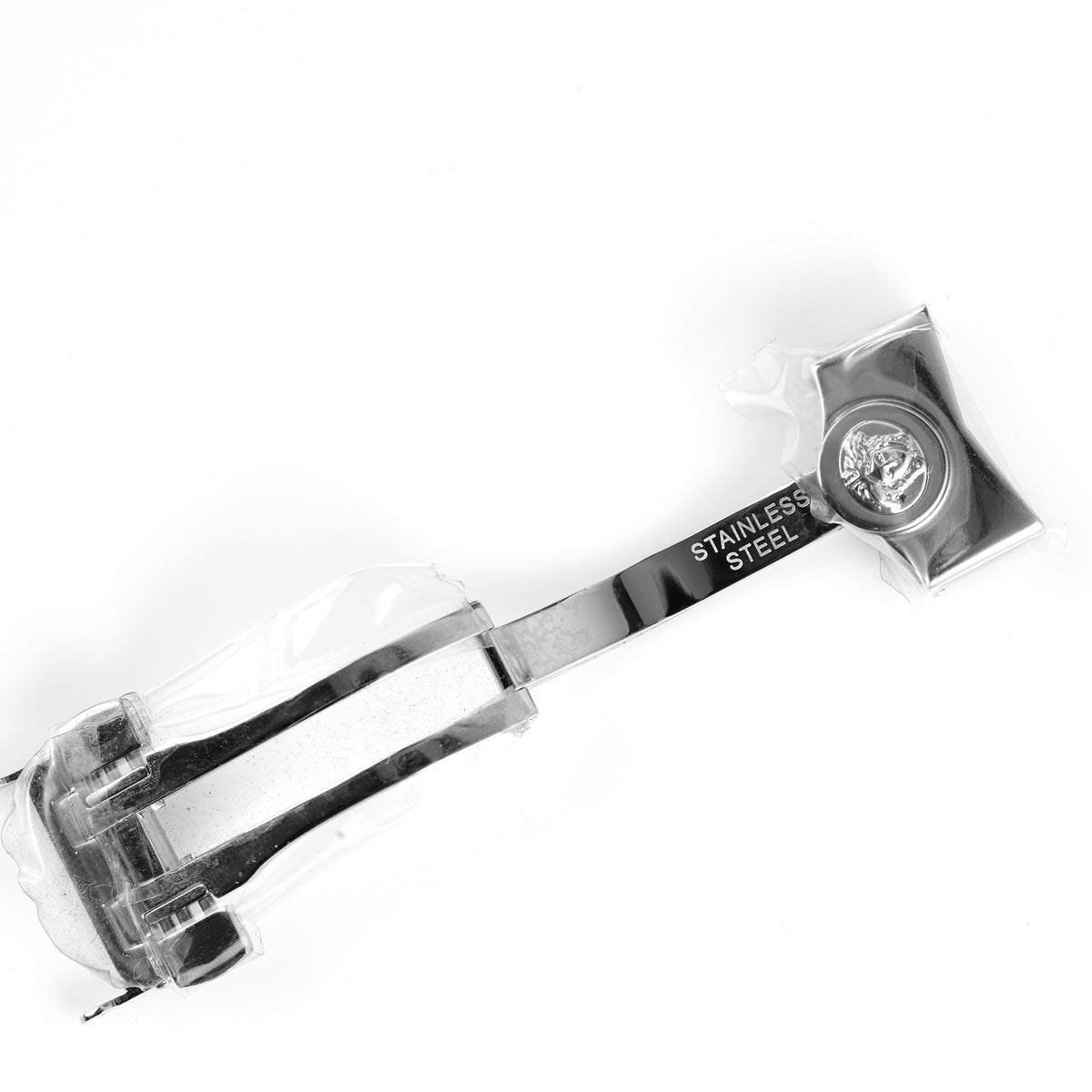 Versace Watch Deployment Clasp Stainless Steel Silver Medusa Logo Replacement