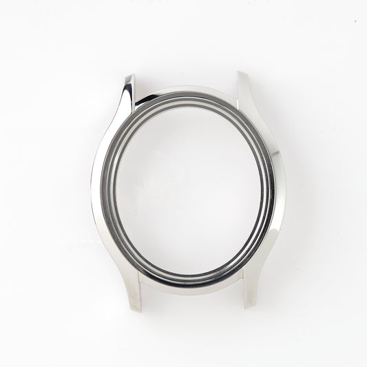 Versace Stainless Steel Watch Case Polished Silver Round OEM Replacement Part