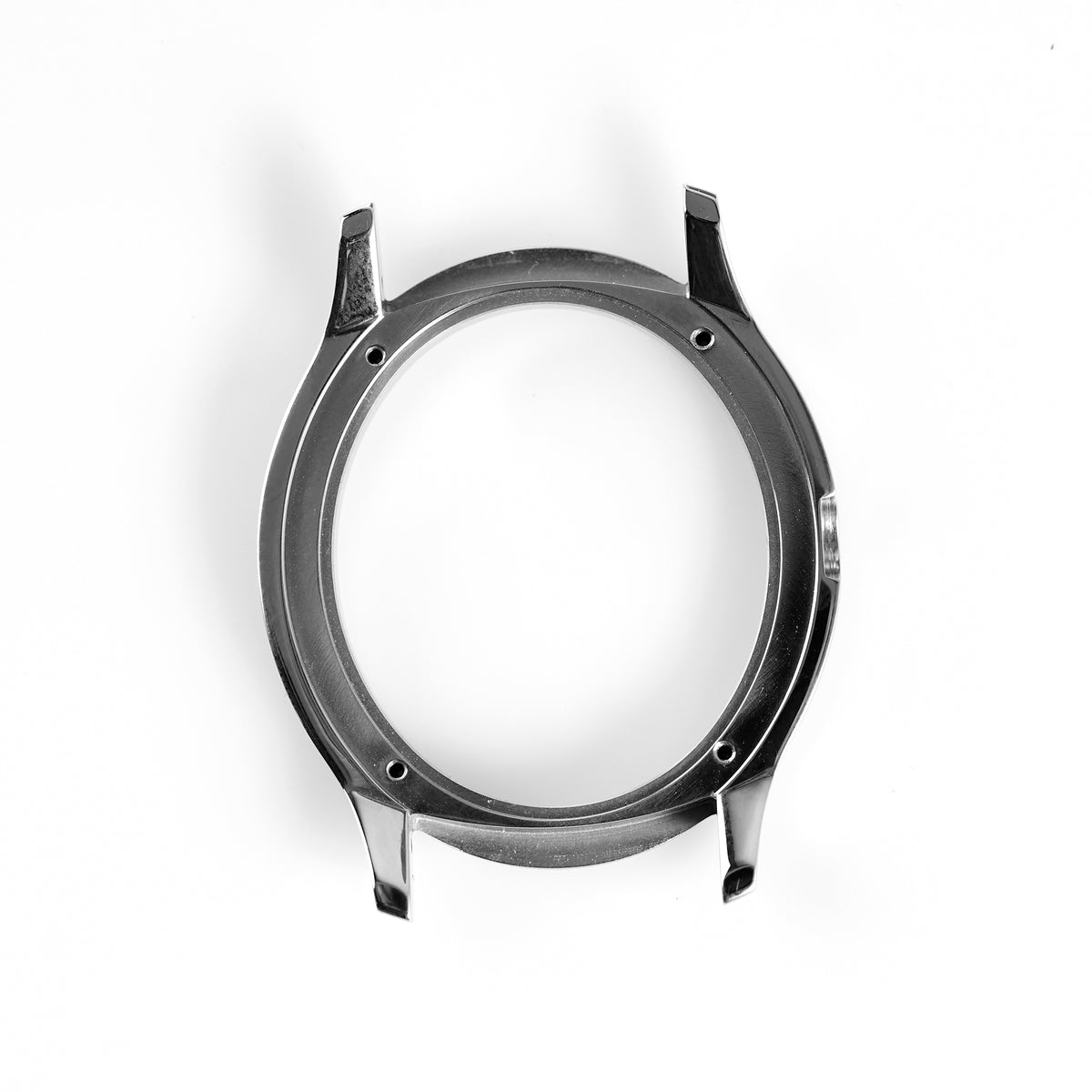 Versace Stainless Steel Watch Case Polished Silver Round OEM Replacement Part