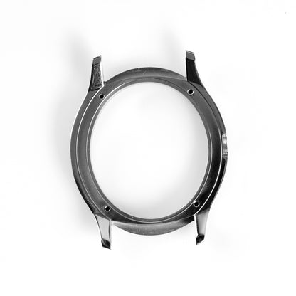 Versace Stainless Steel Watch Case Polished Silver Round OEM Replacement Part