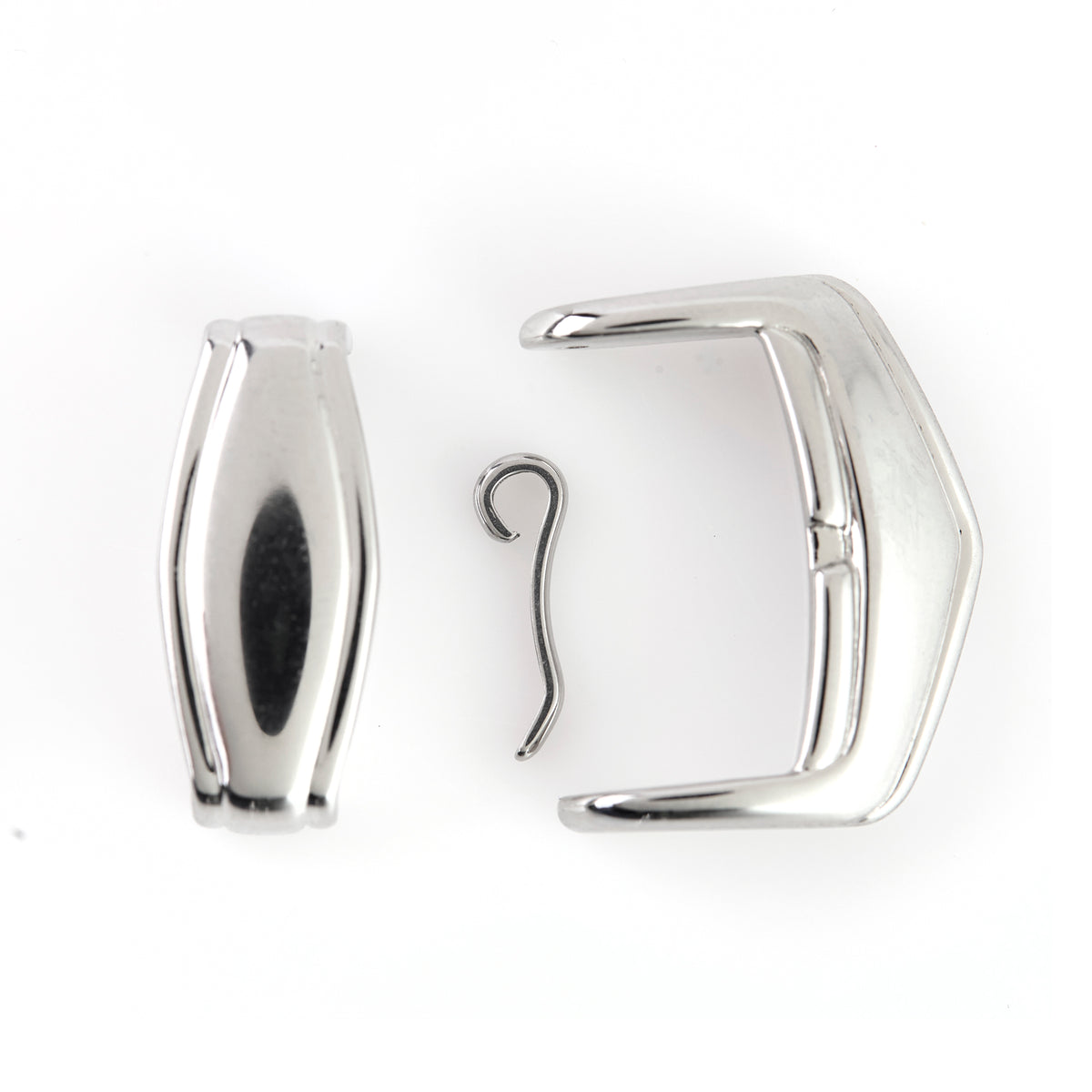 Versace Watch Buckle Clasp Assembly Stainless Steel Silver Replacement Part