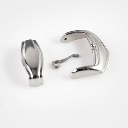 Versace Watch Buckle Clasp Assembly Stainless Steel Silver Replacement Part