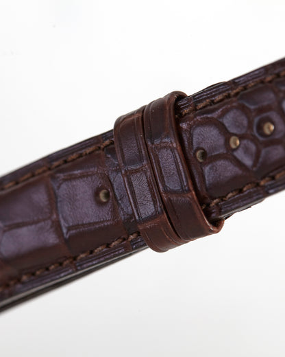 Jaeger LeCoultre Brown Alligator Strap 20mm x 18mm