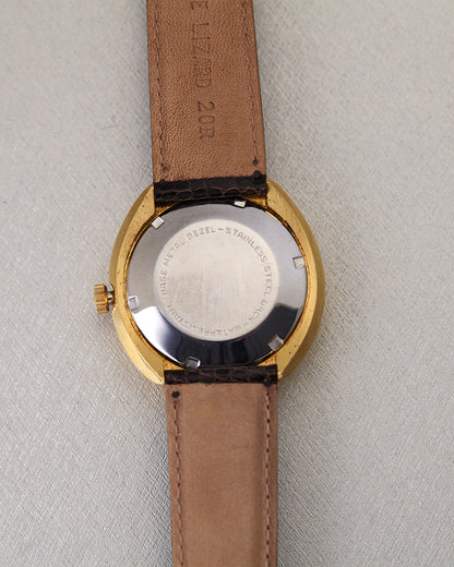 Jules Jurgensen Rare Bubble Retro Automatic Day/Date Vintage Wristwatch