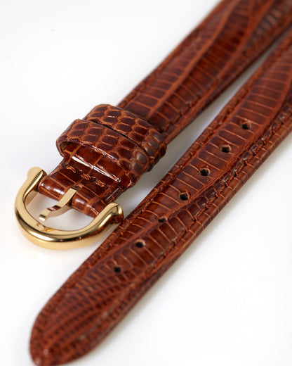 Maurice Lacroix 14mm x 12mm ML600-000028 Arios Cognac Lizard Strap