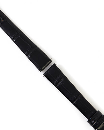 Maurice Lacroix 13mm x 10mm ML635-000007 Divina Black Crocodile Grain Leather Strap