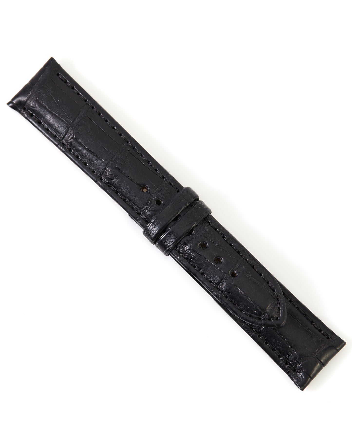 Maurice Lacroix 21mm x 18mm ML550-000080 Masterpiece Black Alligator Strap