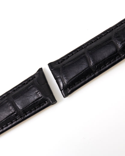 Maurice Lacroix 21mm x 18mm ML550-000080 Masterpiece Black Alligator Strap