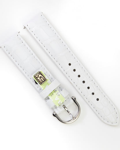 Maurice Lacroix 17mm x 16mm ML550-000095 Masterpiece White Crocodile Strap