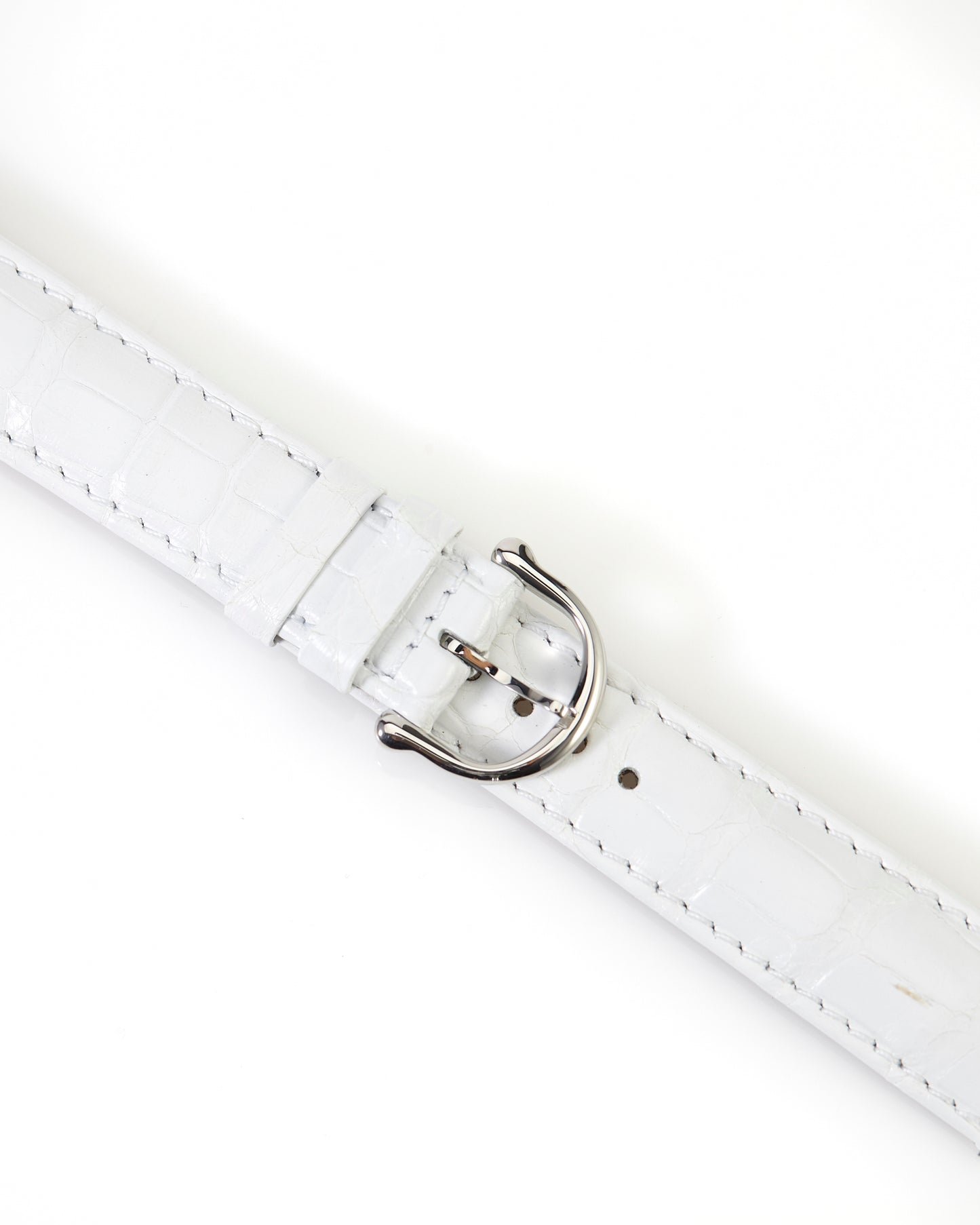 Maurice Lacroix 17mm x 16mm ML550-000095 Masterpiece White Crocodile Strap