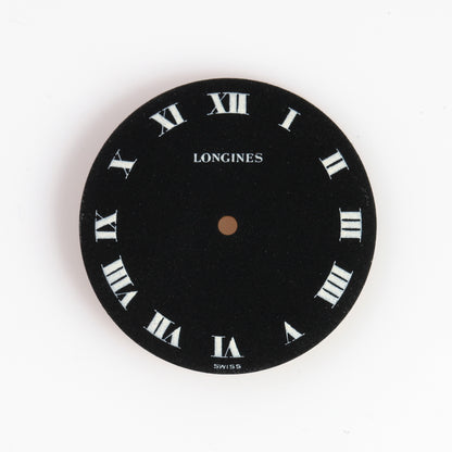 Vintage Longines Black Roman Numeral Dial