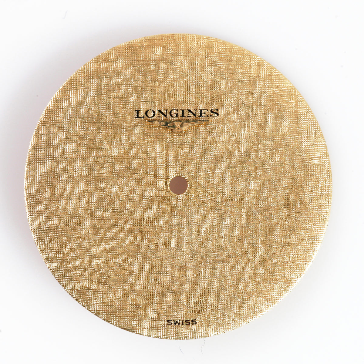 Vintage Longines Watch Dial – Gold Textured Linen Finish
