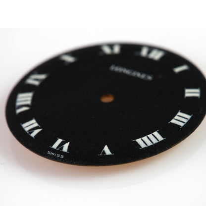 Vintage Longines Black Roman Numeral Dial