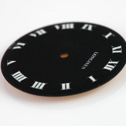 Vintage Longines Black Roman Numeral Dial