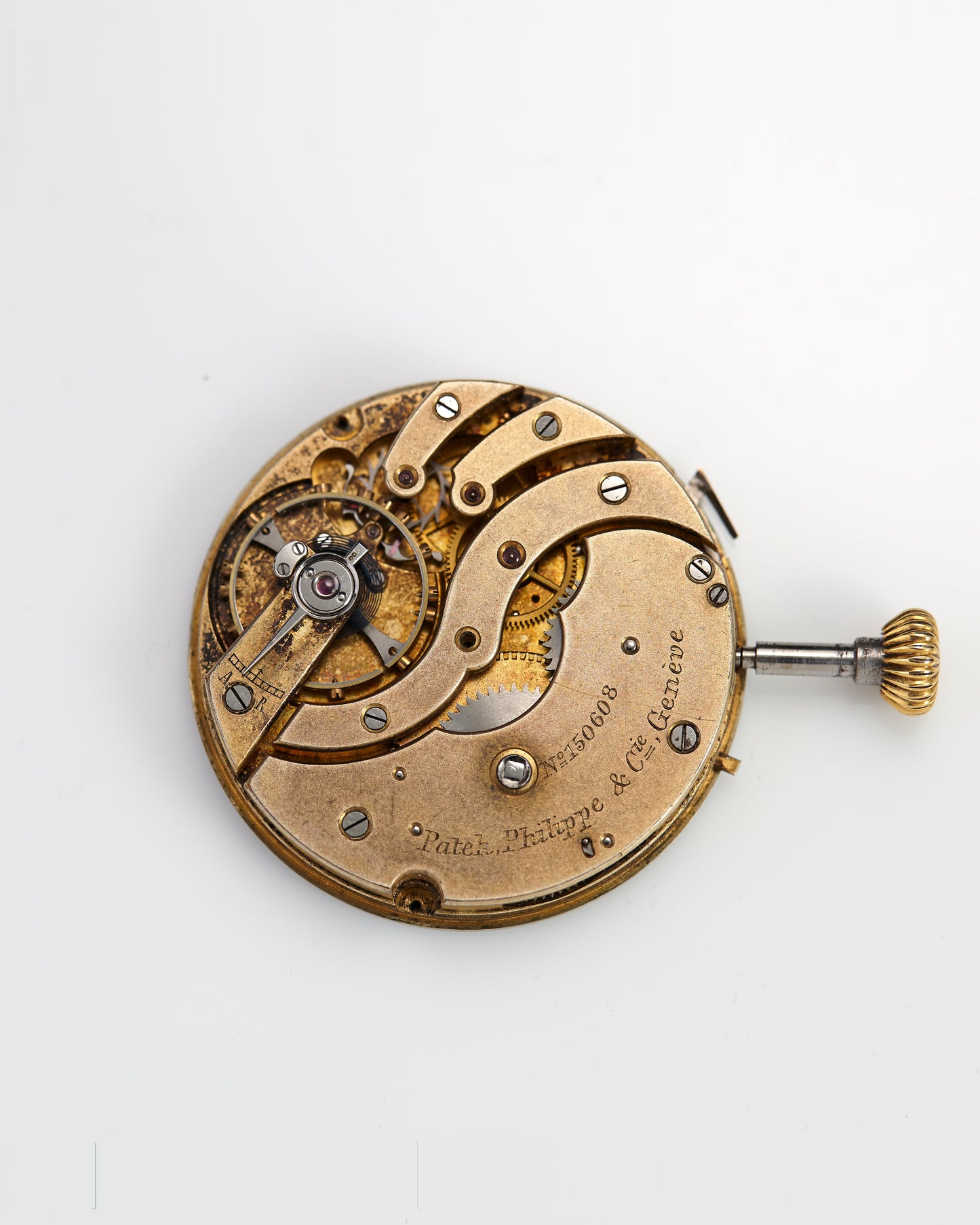 PATEK PHILIPPE PATEK PHILIPPE Vintage Pocket Watch Movement with Enamel Dial