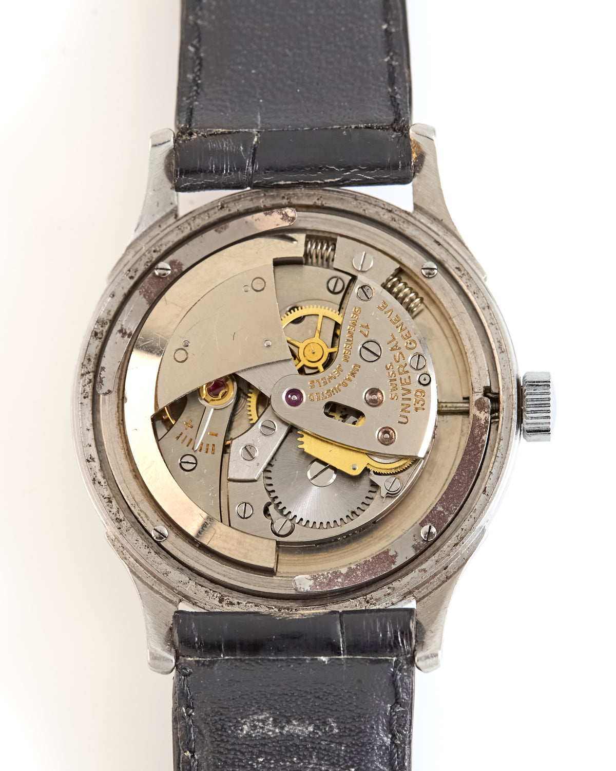 Universal Geneve Vintage Stainless Steel Manual-Wind Wristwatch.