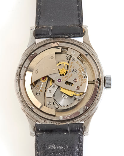 Universal Geneve Vintage Stainless Steel Manual-Wind Wristwatch.