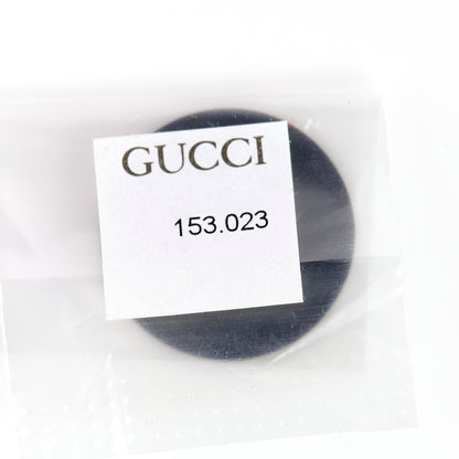 GUCCI Watch Dial. Deep Burgandy with Gold Logo. 153.023