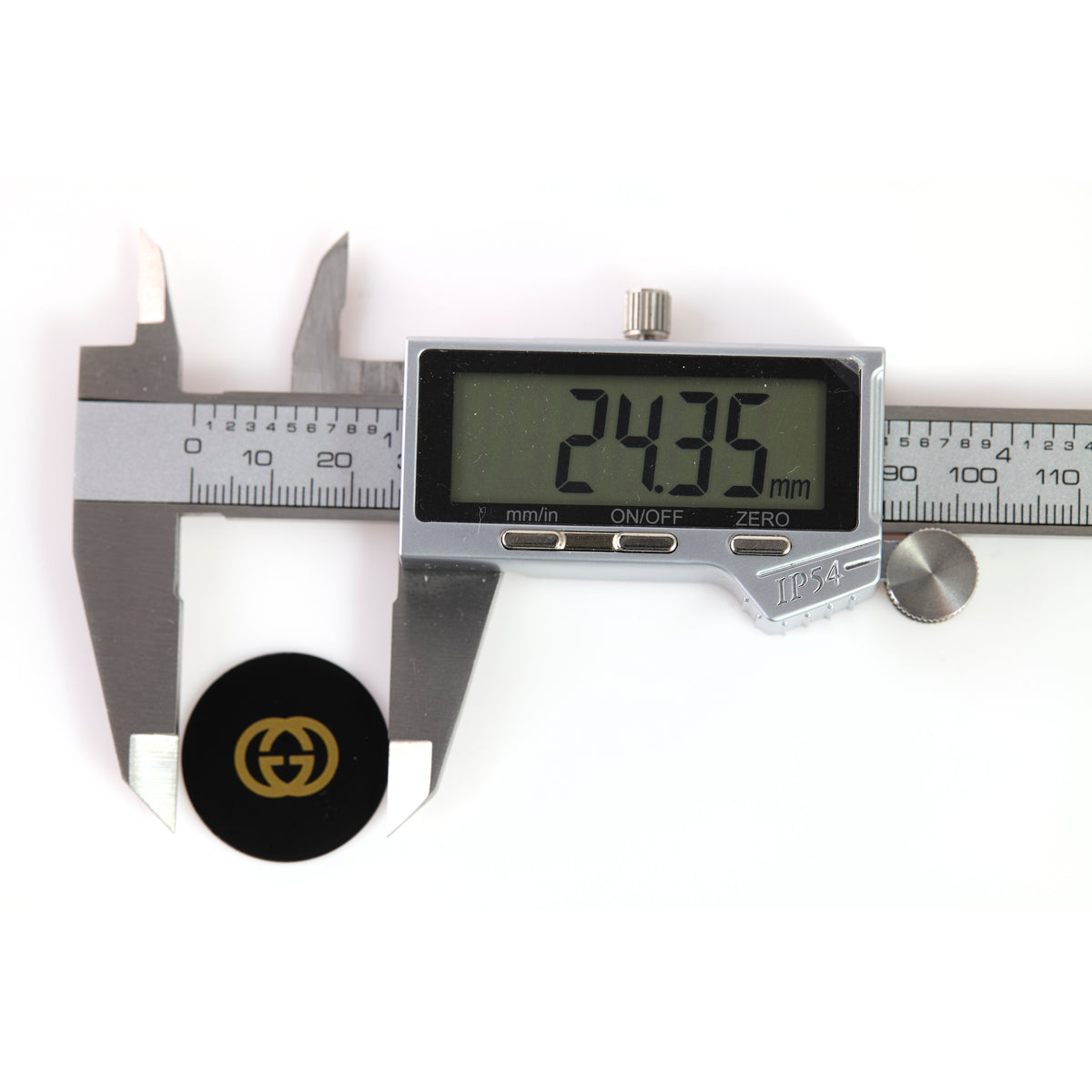 GUCCI Watch Dial. Deep Burgandy with Gold Logo. 153.023
