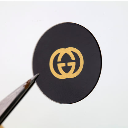 GUCCI Watch Dial. Deep Burgandy with Gold Logo. 153.023