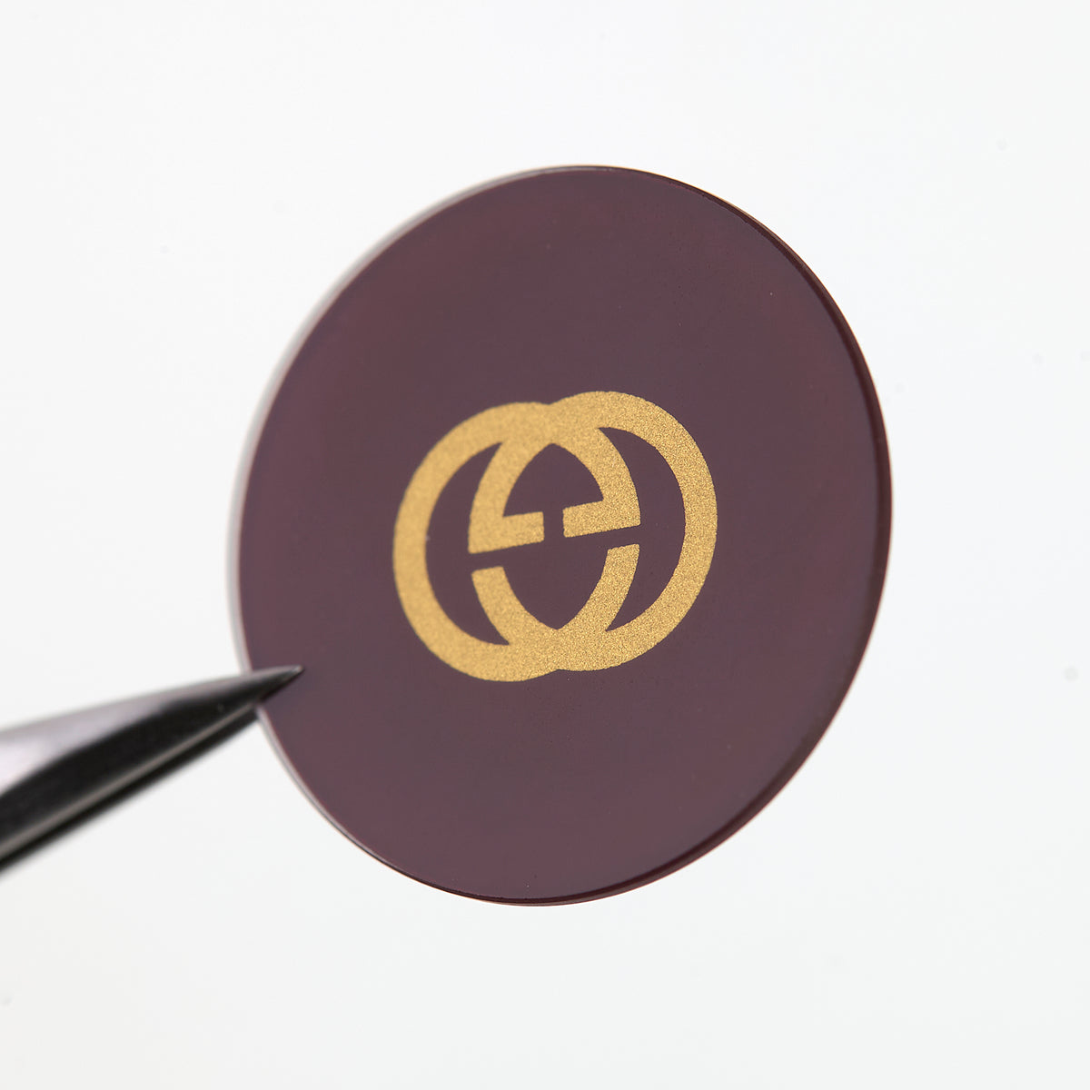 GUCCI Watch Dial. Deep Burgandy with Gold Logo. 153.011