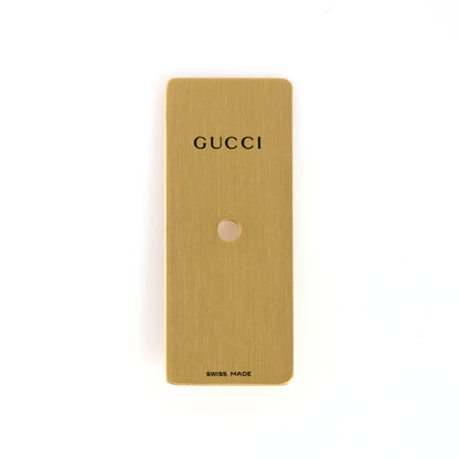 Gucci 051.014.1 Swiss Made Watch Dial Rectangular Brushed Gold Replacement