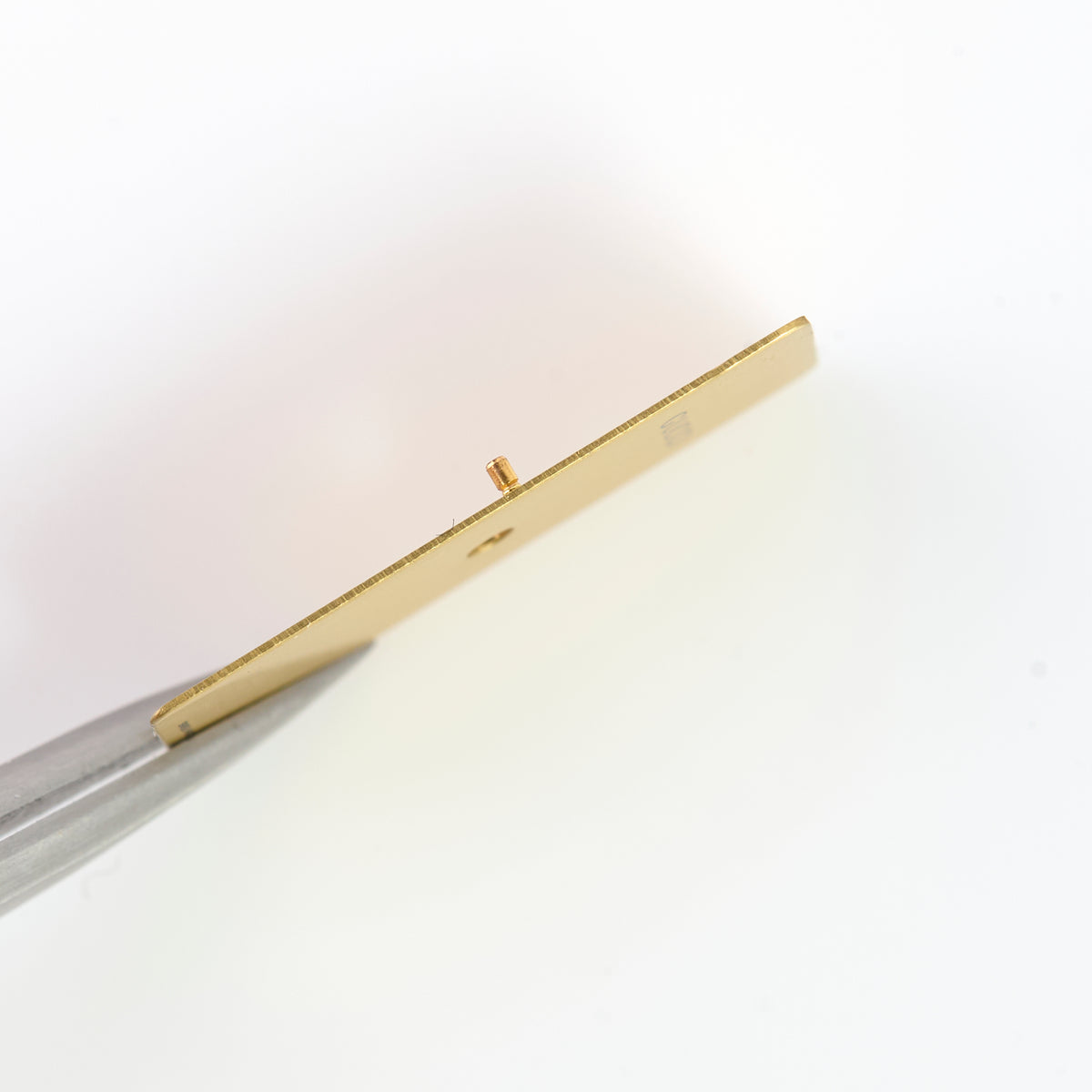 Gucci 051.014.1 Swiss Made Watch Dial Rectangular Brushed Gold Replacement