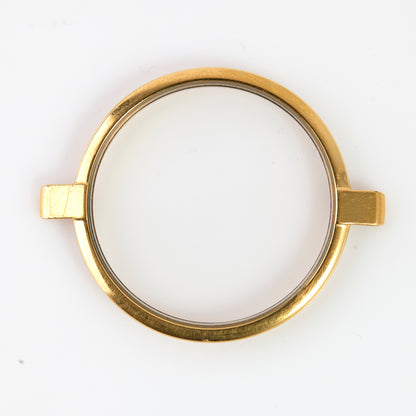 Gucci 3400FM Gold Tone Round Watch Bezel Original Replacement Case Part