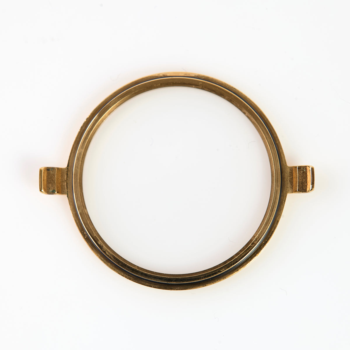 Gucci 3400FM Gold Tone Round Watch Bezel Original Replacement Case Part