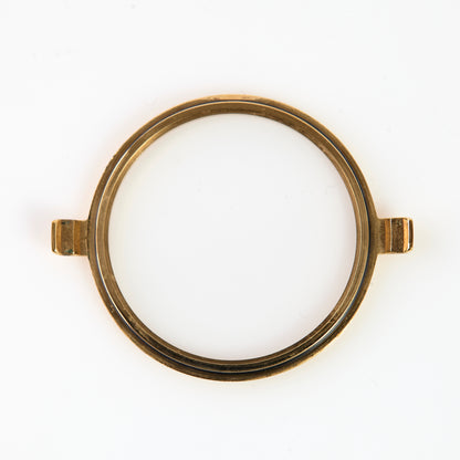 Gucci 3400FM Gold Tone Round Watch Bezel Original Replacement Case Part