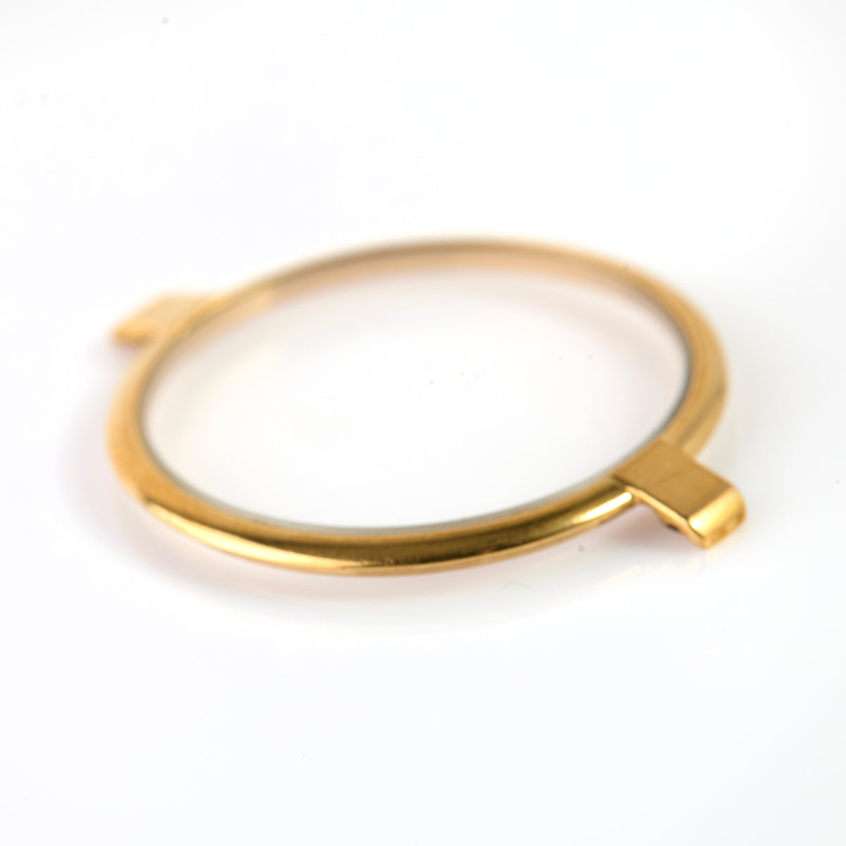 Gucci 3400FM Gold Tone Round Watch Bezel Original Replacement Case Part