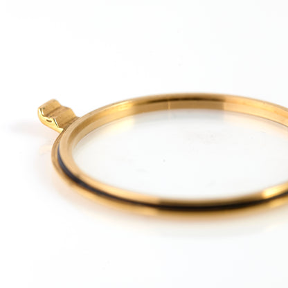 Gucci 3400FM Gold Tone Round Watch Bezel Original Replacement Case Part