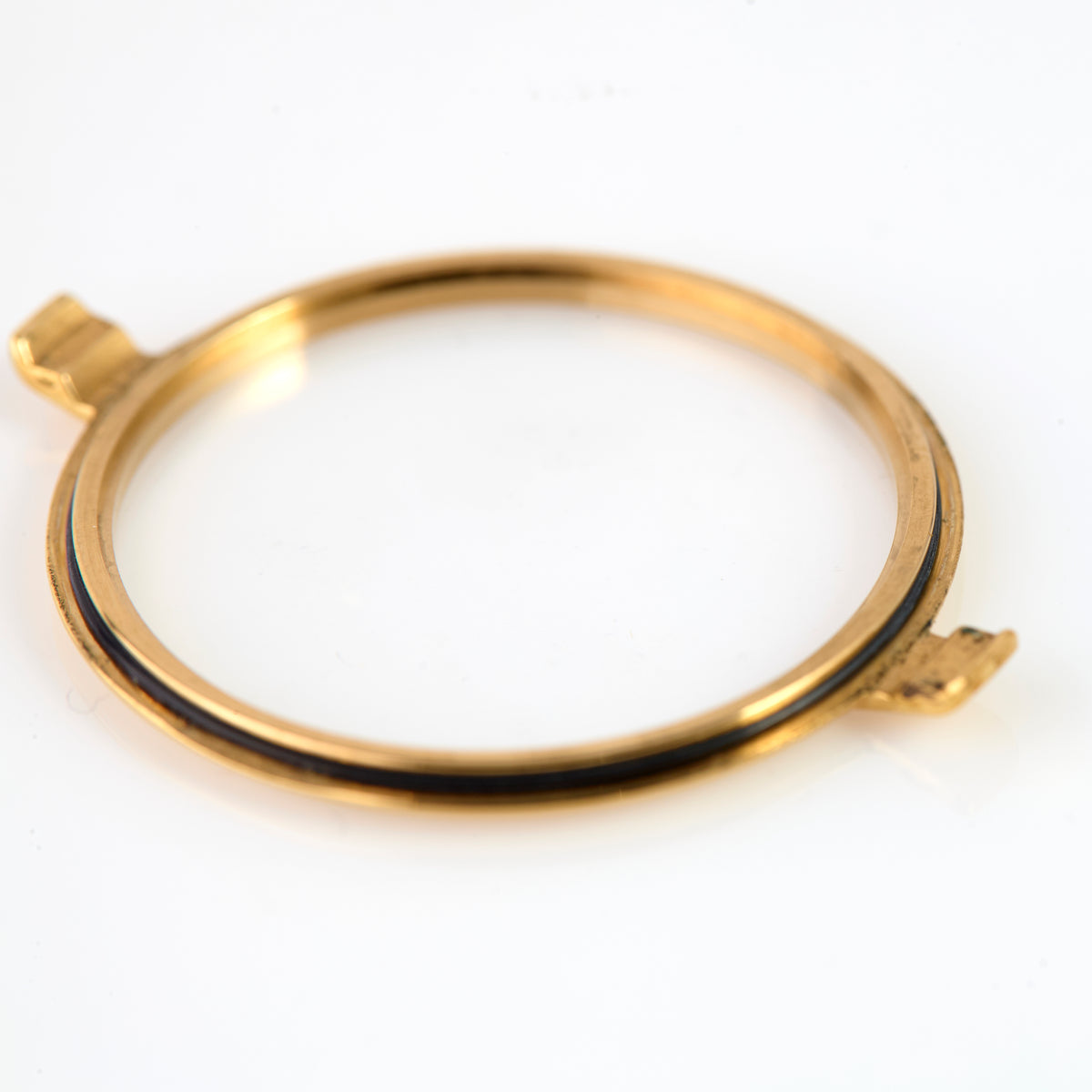 Gucci 3400FM Gold Tone Round Watch Bezel Original Replacement Case Part