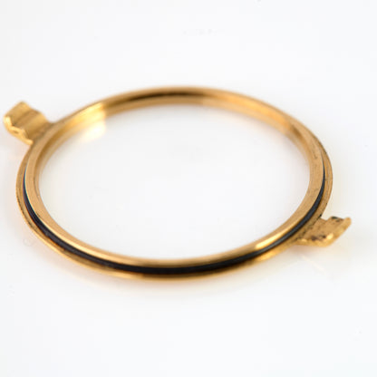 Gucci 3400FM Gold Tone Round Watch Bezel Original Replacement Case Part