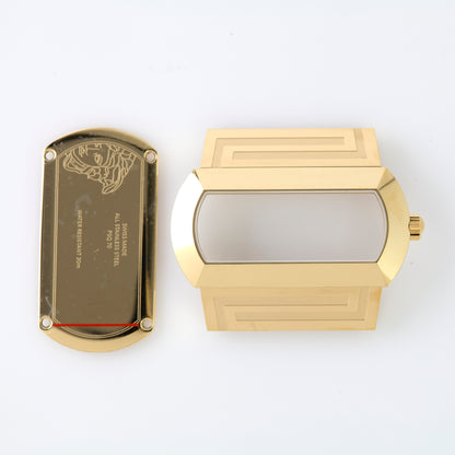 Versace VERB0018 Watch Case Set Gold Tone Stainless Steel Medusa Case Back