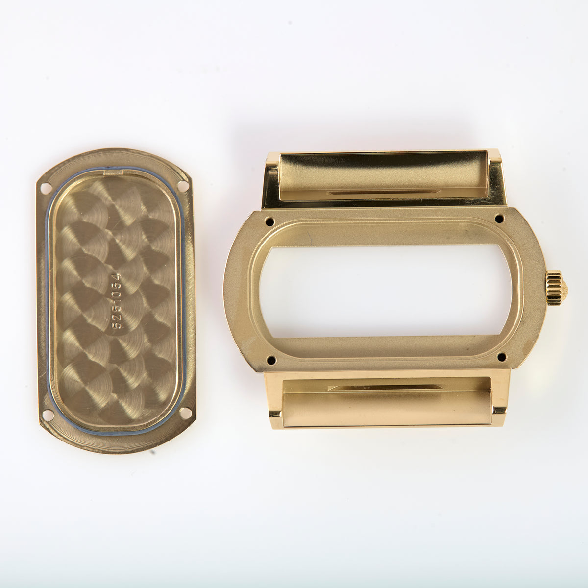 Versace VERB0018 Watch Case Set Gold Tone Stainless Steel Medusa Case Back