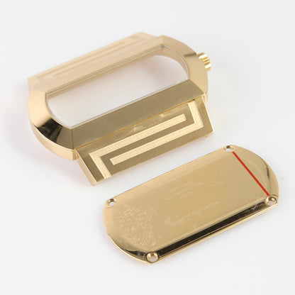 Versace VERB0018 Watch Case Set Gold Tone Stainless Steel Medusa Case Back