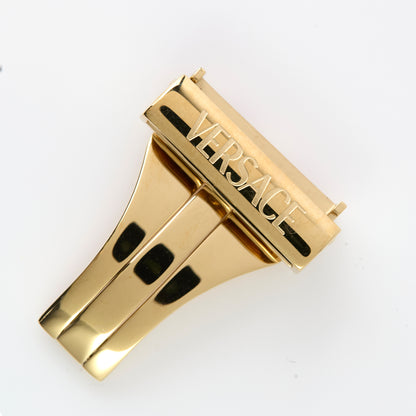 Genuine Versace Watch Deployment Clasp Gold Tone Stainless Steel Buckle OEM