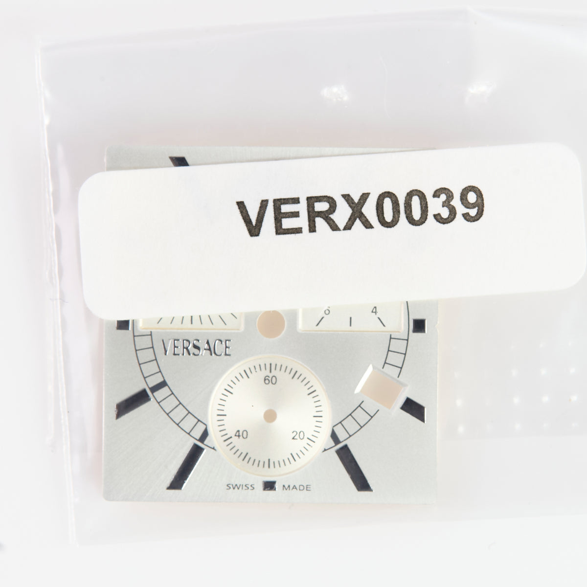 Versace chronograph watch dial, reference VERX0039