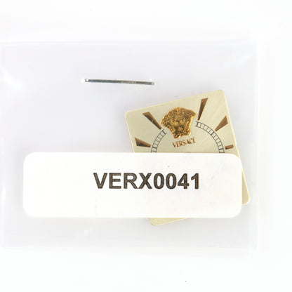 Versace watch dial, gold-tone sunburst finish. Reference VERX0041