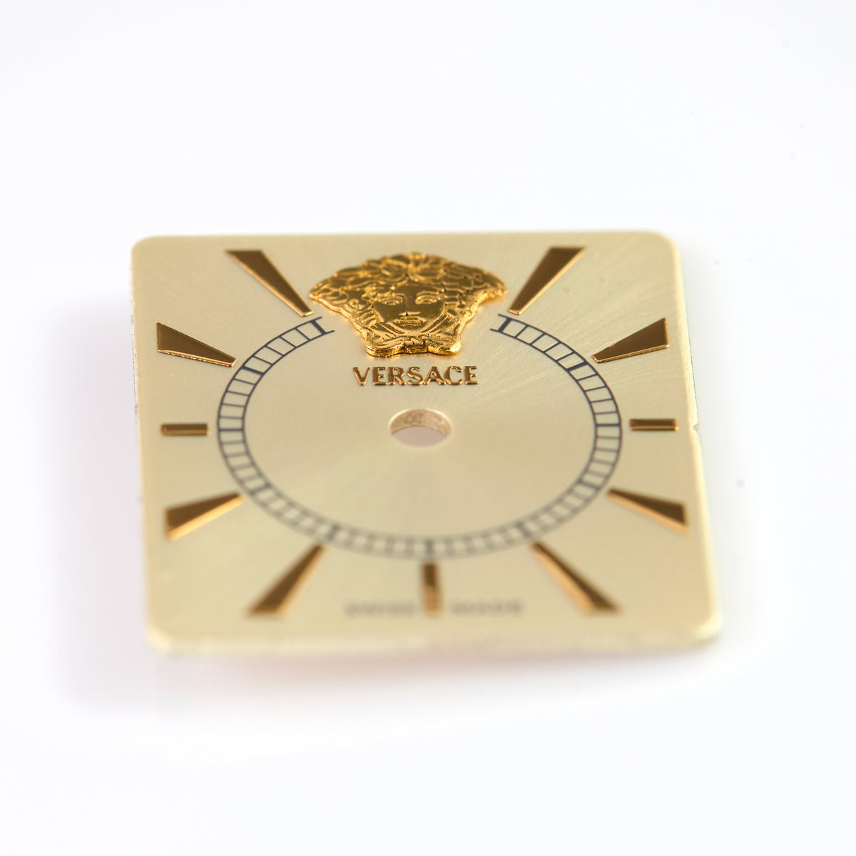 Versace watch dial, gold-tone sunburst finish. Reference VERX0041