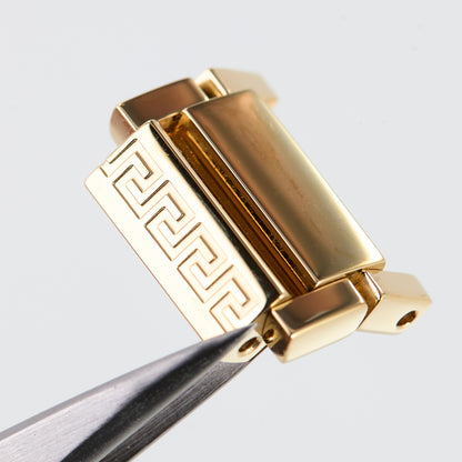 Versace VERM0019 Gold Tone Watch Bracelet Link Greca Greek Key Replacement