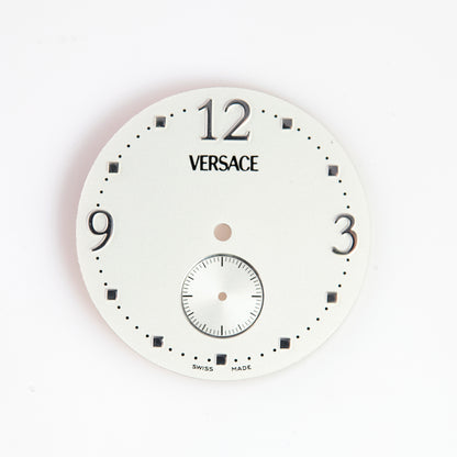 Versace Silver watch dial