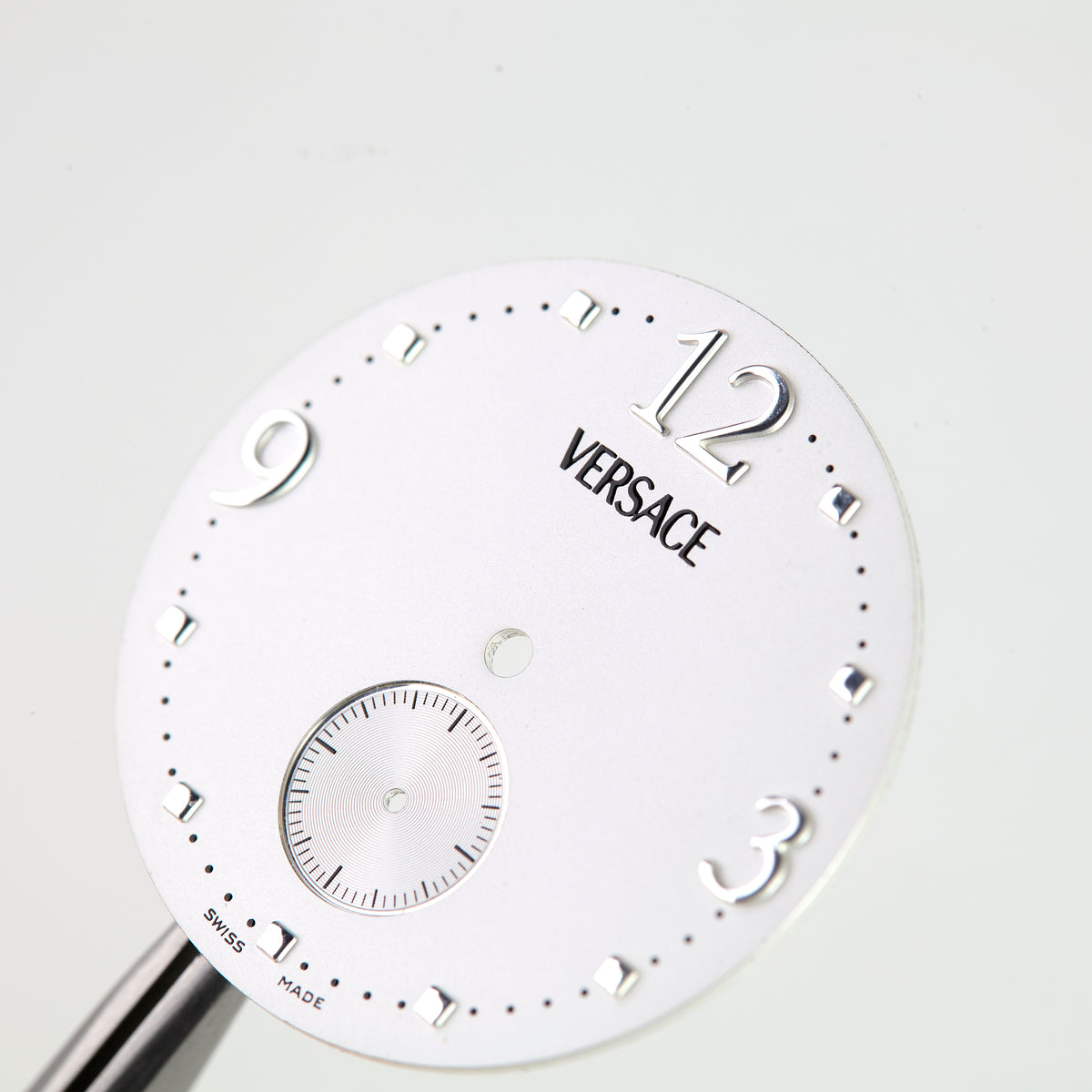 Versace Silver watch dial