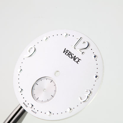 Versace Silver watch dial
